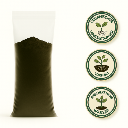 100 % Reiner Wurmhumus – organischer Naturdünger, handgesiebt