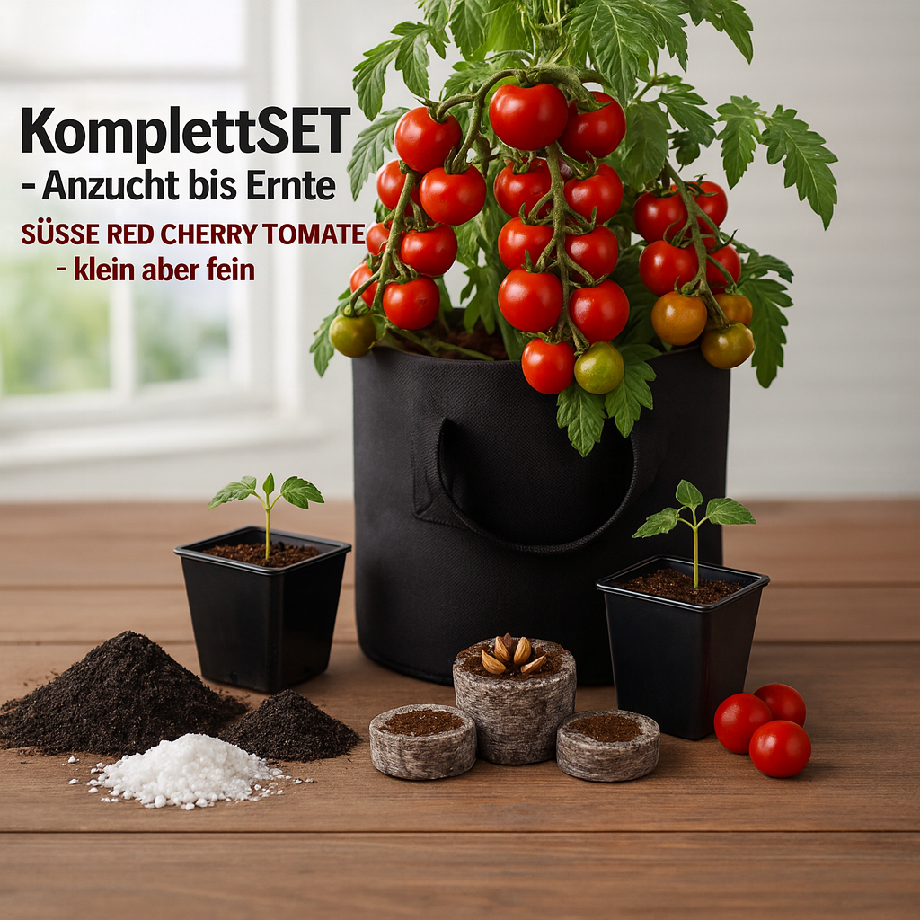 KomplettSET Tomate Red Cherry - Von der Anzucht bis zur Ernte