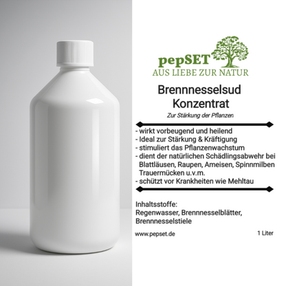 Brennnesselsud / Jauche – 100% natürlich, handgemacht & kraftvoll