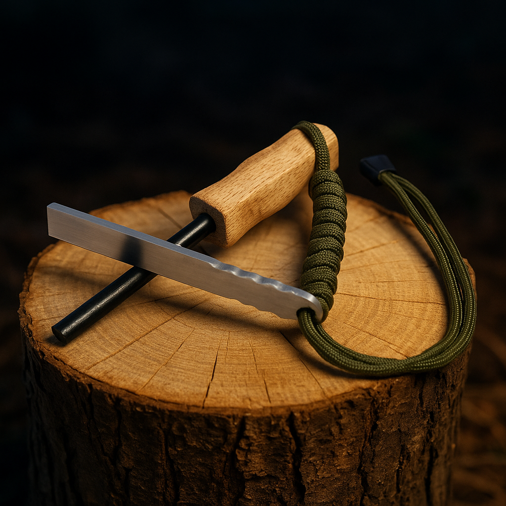 Profi Feuerstahl / FeuerstarterSET mit Zunder