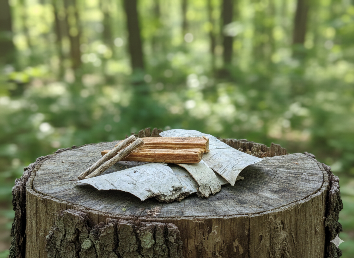 Profi Feuerstahl / Feuerstarter mit Zunder & Gürteltasche