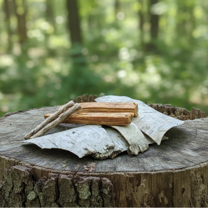 Feuerstarter / Feuerstahl mit Paracord Halsband und Zunder