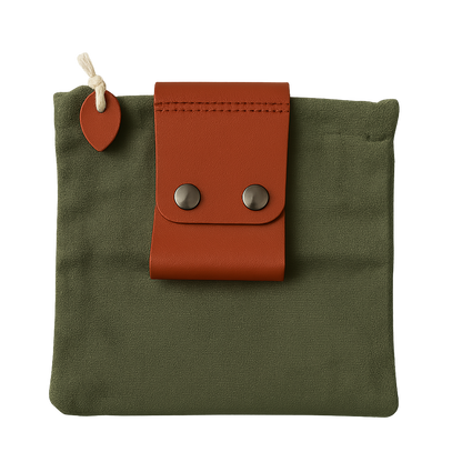 Profi Feuerstahl / Feuerstarter mit Zunder & Gürteltasche